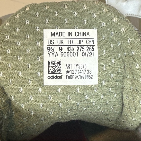 Adidas Unisex Yeezy 032 GSG TRShoes - Size 9.5- 032C HiRes StoneGreen - FY5376 - Picture 3 of 16
